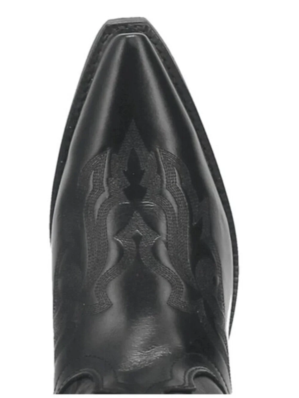 Laredo Western Boots Mens Hawk Cowboy Stitched Snip Toe Black 6860 NIB